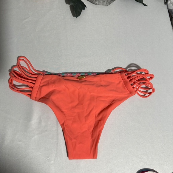 NEW $168 Luli Fama [ Large ] Fiego Divino Criss-Cross Bikini Top +‎ Bottom - Picture 16 of 16